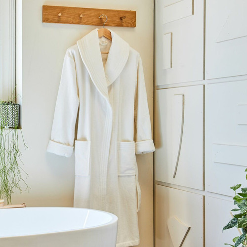 Peignoir de bain Blanc Blanc des Vosges Linge de maison
