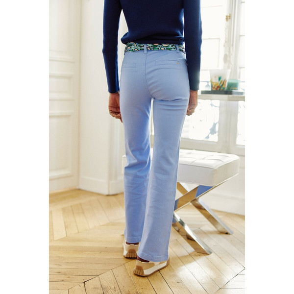 Pantalon SONNY T bleu ciel en coton La Petite Etoile