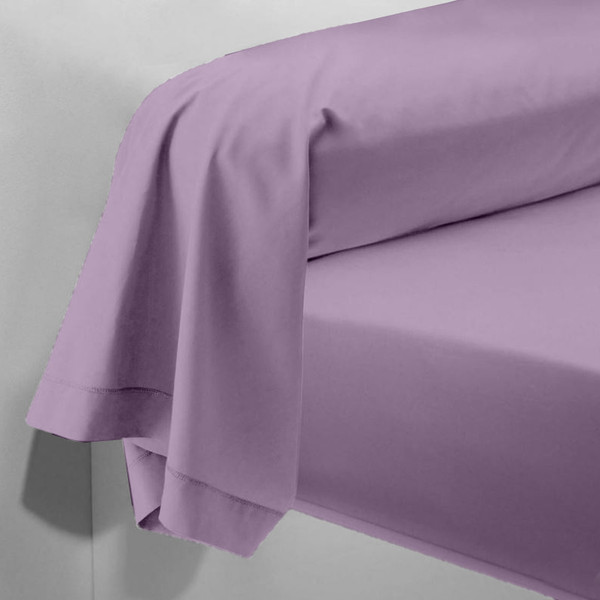 Taie d'oreiller percale de coton TERTIO® - violet 3S. x Tertio (Nos Unis)