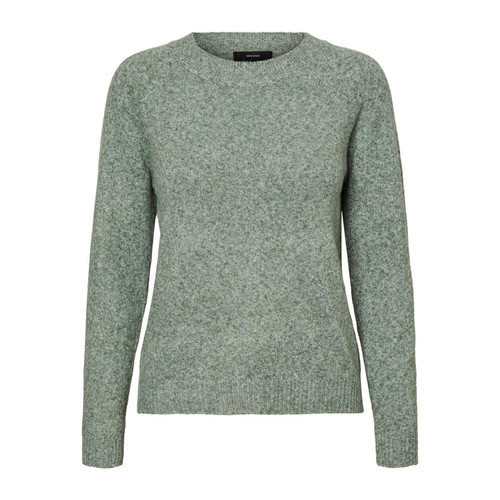 Pull en maille Col rond Manches longues vert Zola Vero Moda
