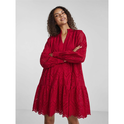 YAS - Robe rouge - Robe femme coton