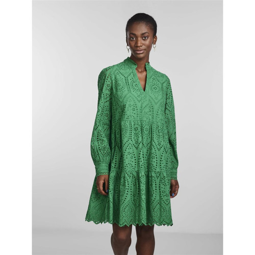 YAS - Robe vert Isla - Robe femme coton