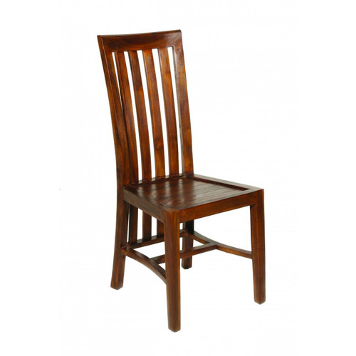 Macabane - Lot de 2 chaises Balero en bois mindi COELA - Chaise