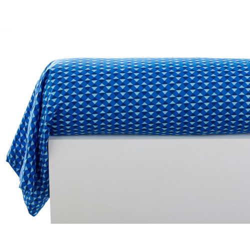 Becquet - Taie d'oreiller petits motifs graphiques Becquet - Bleu - Linge de maison