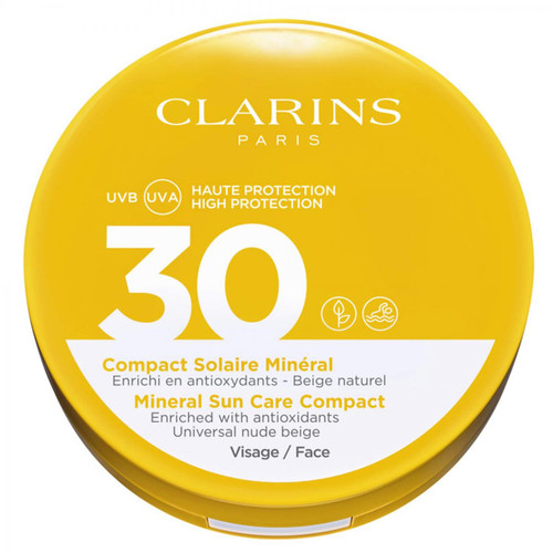 Clarins Men - COMPACT SOLAIRE MINERAL SPF30 VISAGE - Solaire et bronzant  femme