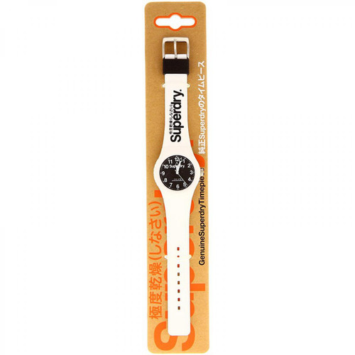 Superdry Montres - Montre Superdry SYG164WW - Montre Ronde Blanche  Homme - Superdry Montres