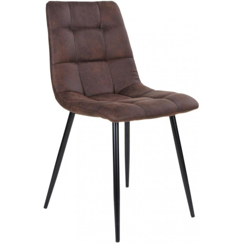 House Nordic - Chaise marron foncé MIDDELFART - Chaise Design
