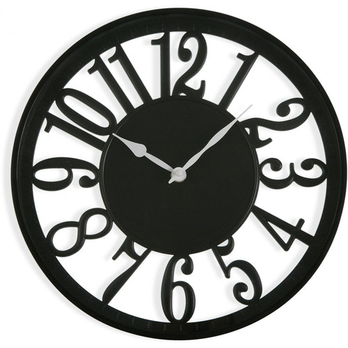 3S. x Home - Horloge Murale Noire 30cm COXY - Horloges