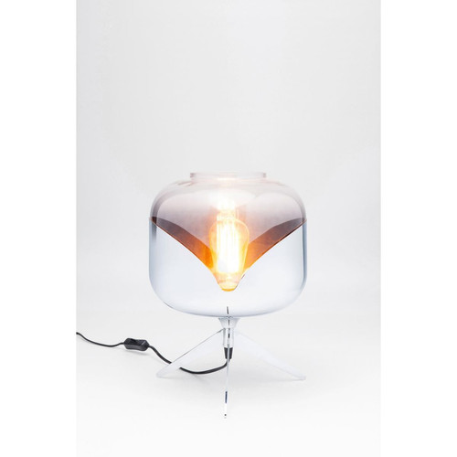 Kare Design - Lampe à Poser Acier Argent GOLDY - Lampe