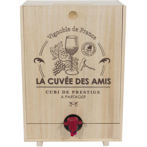 La Chaise Longue - Cubis de Vin Beige WINE - Deco cadeaux homme