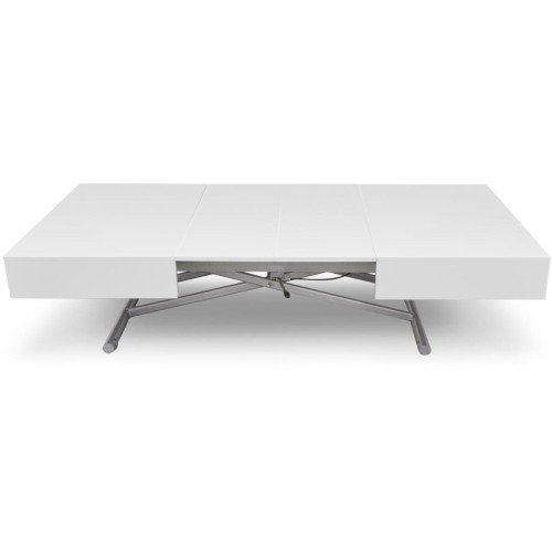 Table Basse Relevable Blanc Laqué CASSY 3S. x Home