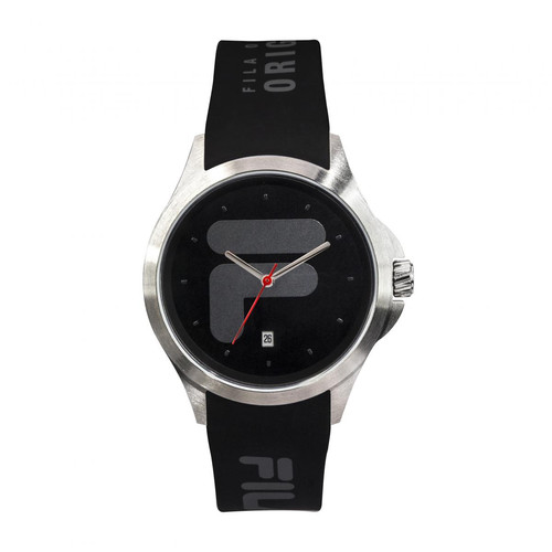 Fila - Montre Fila 38-181-001 - Montre Dateur Silicone Noir 40 mm    Homme - Fila montres