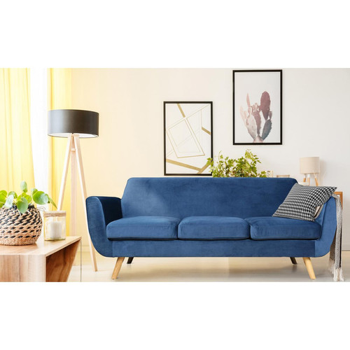 Canapé droit Bleu 3S. x Home
