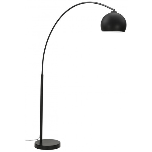 3S. x Home - Lampadaire Oblique Sphère en Métal Noir TEMPT - Lampes sur pieds Design