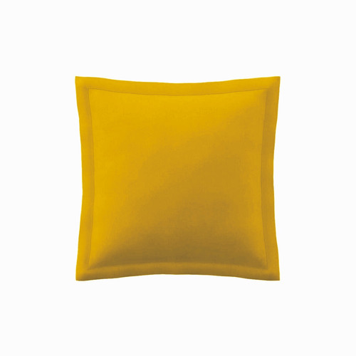 3S. x Tertio (Nos Unis) - Taie d'oreiller coton TERTIO® - Curry - Linge de lit matiere naturelle
