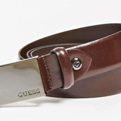 Guess Maroquinerie - Ceinture Cuir Ajustable Marron - Guess Maroquinerie