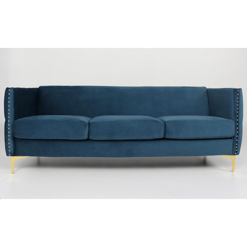 Canapé droit Bleu 3S. x Home