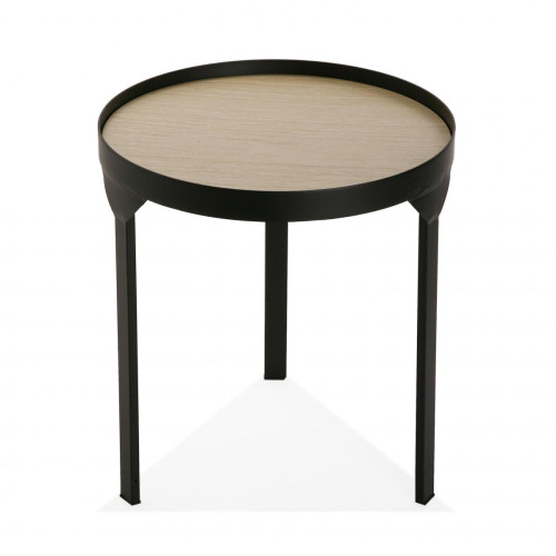3S. x Home - Table d'appoint ronde IBIS - Table d appoint noire