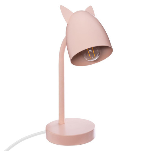 3S. x Home - Lampe à poser Enfant Oreilles de Chat en Métal Rose TOUNET - Mobilier Deco