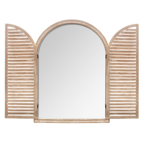 3S. x Home - Miroir à Volet  74X104 Blanc SHUTERY - Miroirs