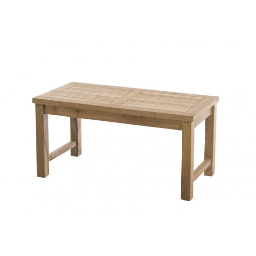 Macabane - Table basse 90 x 45 cm en Teck Massif - Table De Jardin Design
