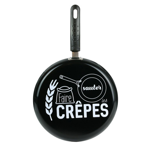 3S. x Home - Creperie alu noire 26cm FORD - Couvert et ustensile