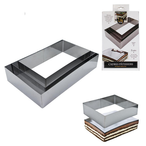 3S. x Home - Cadre patissier rectangle 3 tailles FORD - La Cuisine Design