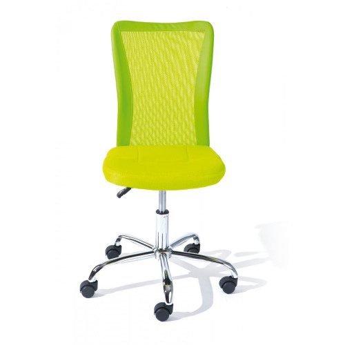 3S. x Home - Chaise de bureau enfant à roulettes Vert DUTEL - Meuble de bureau