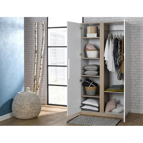 3S. x Home - Armoire 2 portes NOMADE - Meuble deco made in france