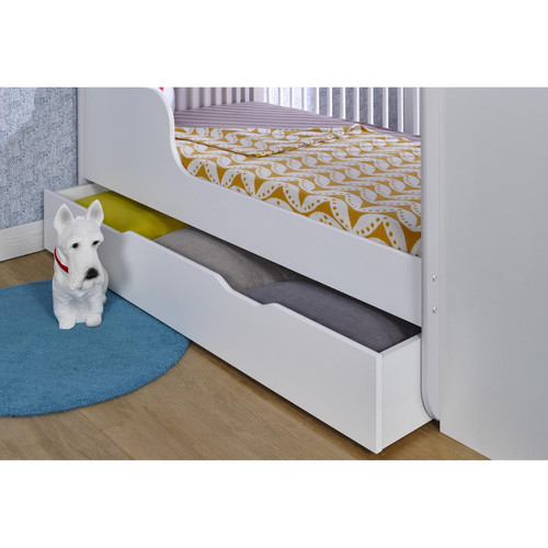 3S. x Home - Tiroir de rangement sous lit bébé MADRID - Armoires et commodes design pour enfants