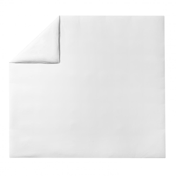 Housse de couette Coton Lavé  Soft Line - Blanc Essix Linge de maison