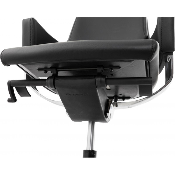Chaise de bureau ergonomique cuir noir IVY Noir 3S. x Home Meuble & Déco