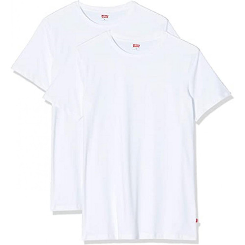 Levi's Underwear - Lot de 2 tee-shirts col rond - blanc Blanc - Caleçon / Boxer homme