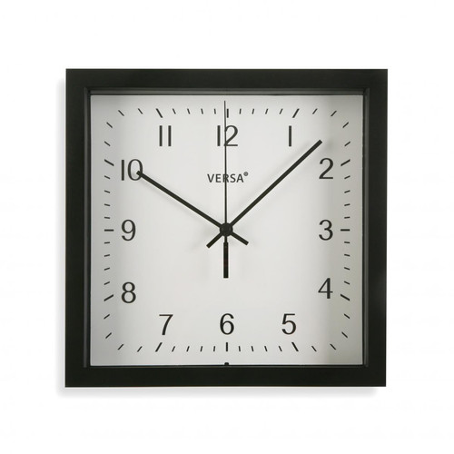 3S. x Home -  Horloge Noir 23x23 cm MESAT - Décoration murale