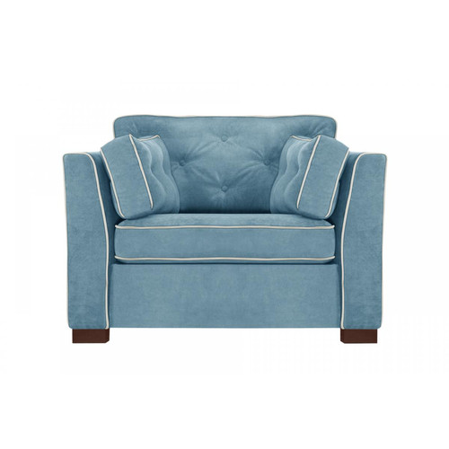 Florenzzi - fauteuil FIORENTINO - Fauteuil bleu design