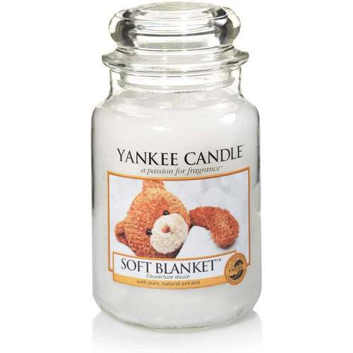 Yankee Candle Bougie - Bougie Grand Modèle Soft Blanket - Cocooning