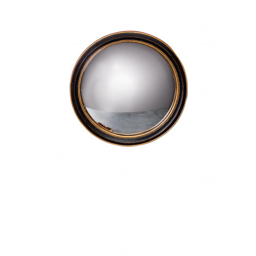 Chehoma - Miroir convexe 23cm bord or  LITIC - Miroirs