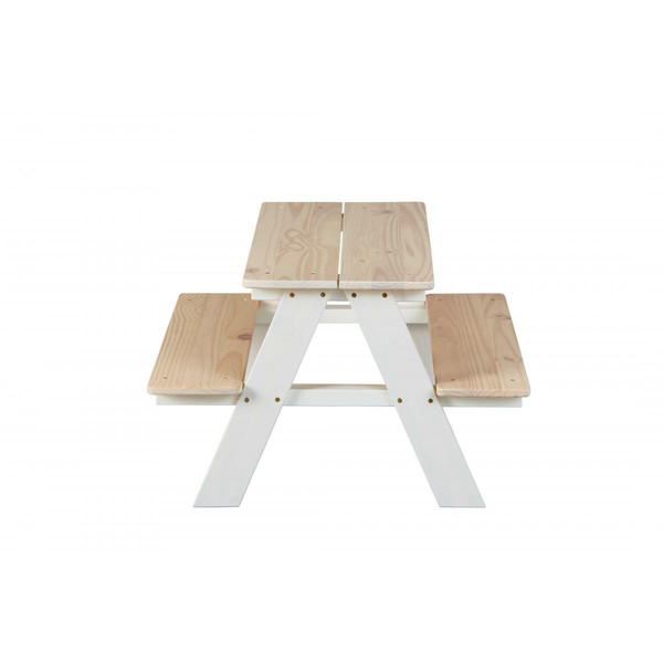 Ensemble table et bancs enfant en bois - HINNA 3S. x Home