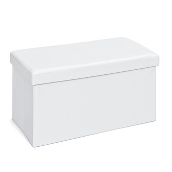 Boîte de rangement blanc pliable TESSO