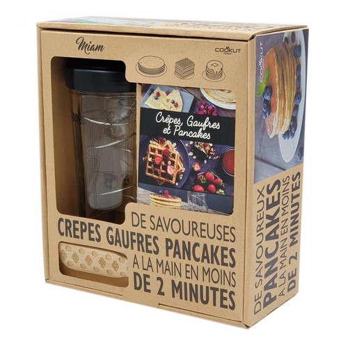Cookut - Coffret Cadeau kit pour Crêpe et Pancakes  RISHI - Couvert et ustensile