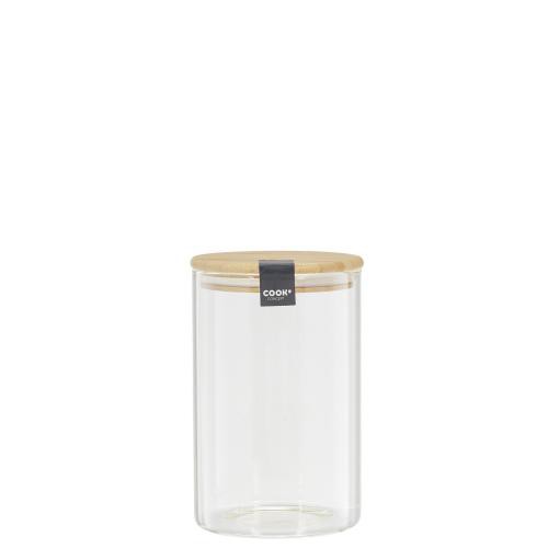 3S. x Home - Bocal en verre et bambou 1l CIGLA - Vase Design