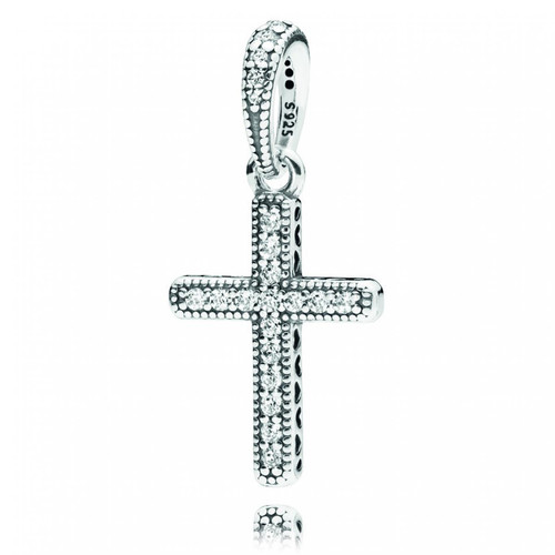 Pandora - Pendentif Croix Scintillante Pandora Passions - Argent - Bijoux femme