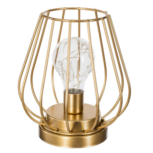 3S. x Home - Lampe Métal Doré ASHIR - Collection Contemporaine Meuble Deco Design