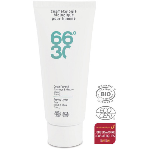 66°30 - GOMMAGE & MASQUE CYCLE PURETE - Cosmetique bio homme