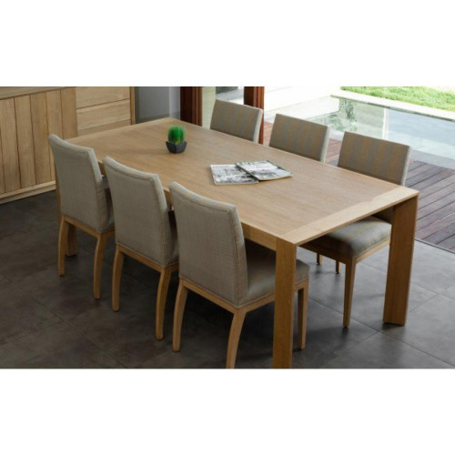 3S. x Home - Table à manger 200 en chêne massif COPA - Table Salle A Manger Design