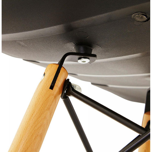 Chaise àoire style scandinave MANUEL Noir 3S. x Home Meuble & Déco
