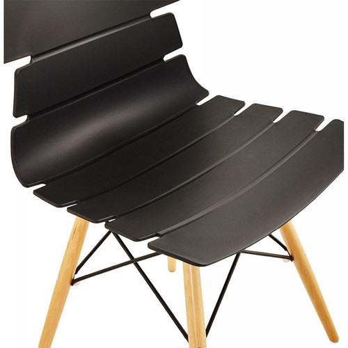 Chaise àoire style scandinave MANUEL Noir 3S. x Home Meuble & Déco