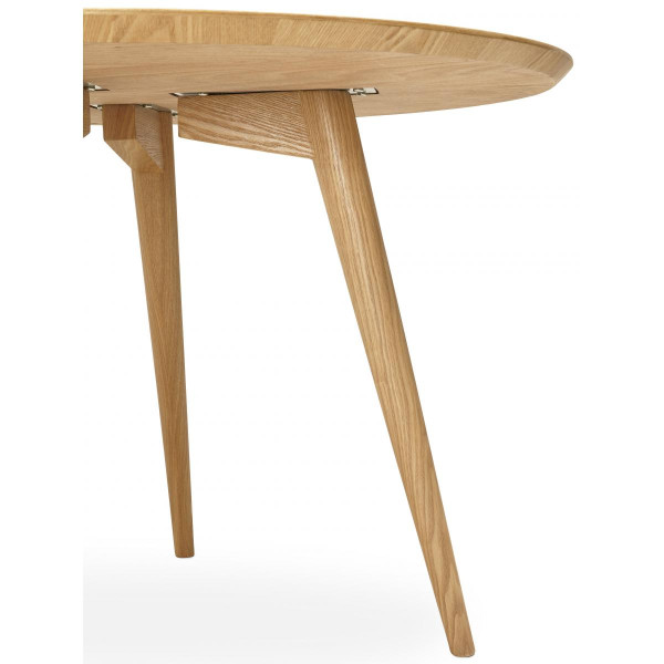 Table à Manger ronde en bois JARRI D.120cm 3S. x Home