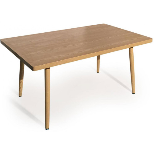 3S. x Home - Table Rectangulaire Style Scandinave Frêne BLONDIE - Table