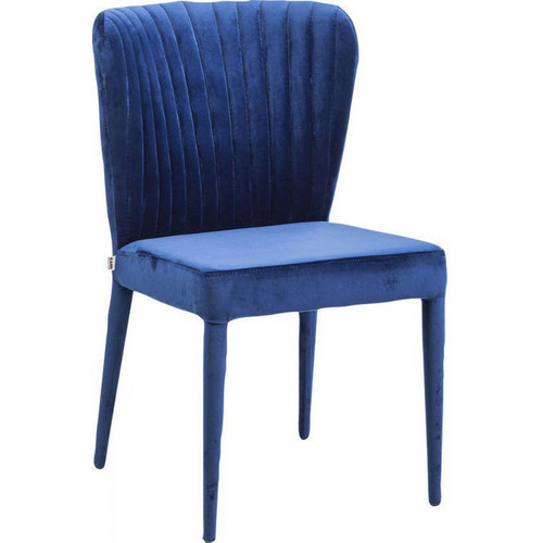 Kare Design - Chaise Bleue COSMOS - Promos Chaises Et Tabourets Et Bancs Design